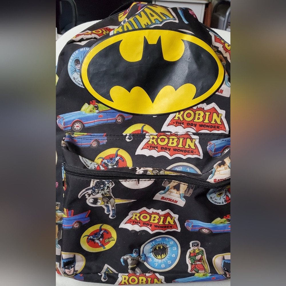2 Batman Backpacks, Used